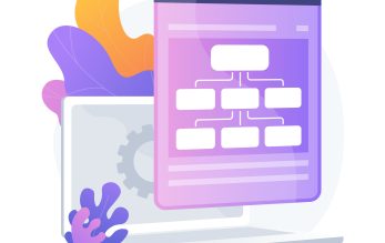 Web hosting service vector concept metaphor